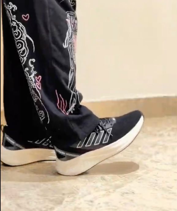 Customer wearing our product